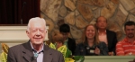 President Jimmy Carter is still revered today in his home of Plains, Georgia.